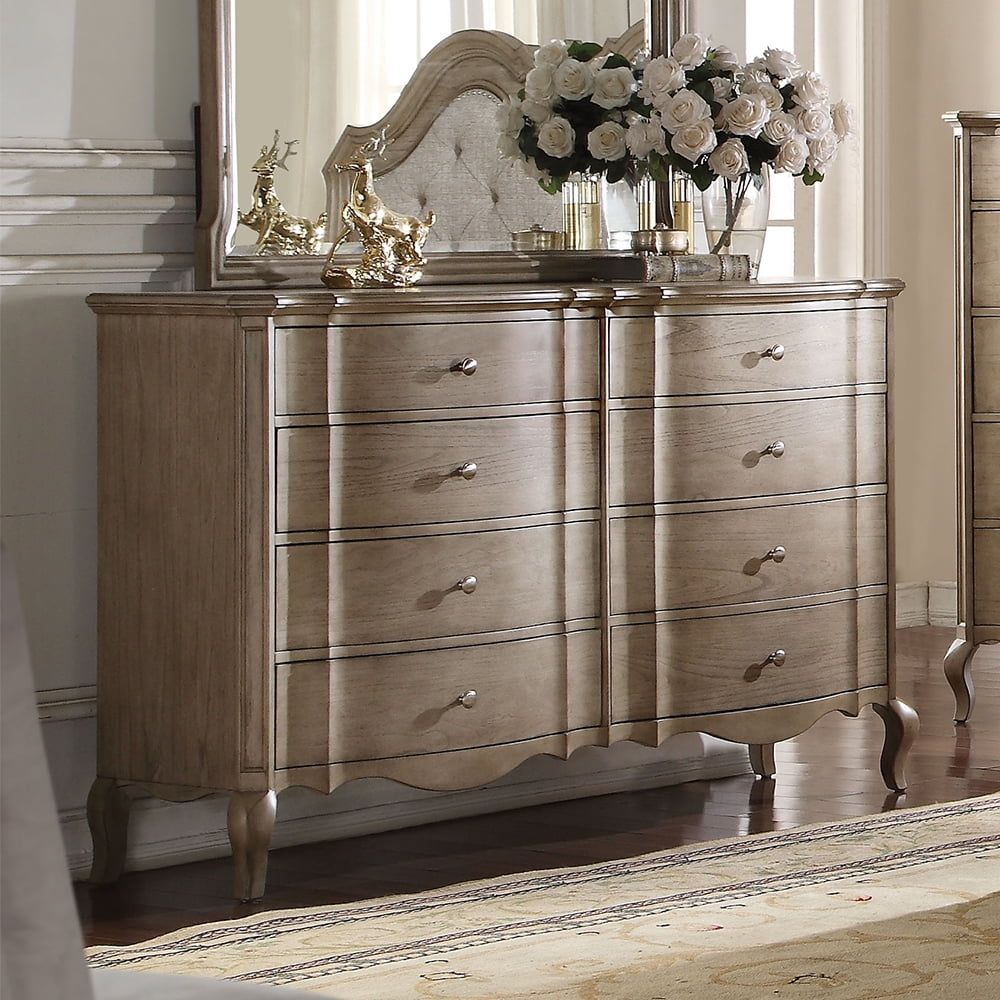 Acme Chelmsford Dresser, Antique Taupe - Walmart.com throughout Exploring the Distinctive Features That Define Acme Chelmsford Dresser Design