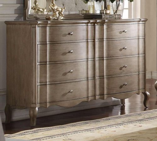 Acme Chelmsford Nightstand - Antique Taupe 26053 At Homelement.com throughout Exploring the Distinctive Features That Define Acme Chelmsford Dresser Design
