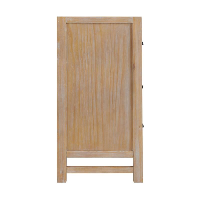 Alaterre Furniture Arden 6-Drawer Pine Wood Double Dresser In Light ... in Maximizing bedroom storage with multi-drawer wooden furniture solutions