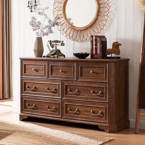 Amazon.com: Acme Chelmsford 8-Drawer Contemporary Wood Dresser In ... within Acme Chelmsford Dresser