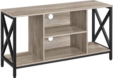 Amazon.com: Homsee Led Tv Stand For 75 Inch Tv, Modern Media Console Tv ... inside Understanding the Best TV Stand Options for Large Screen Displays