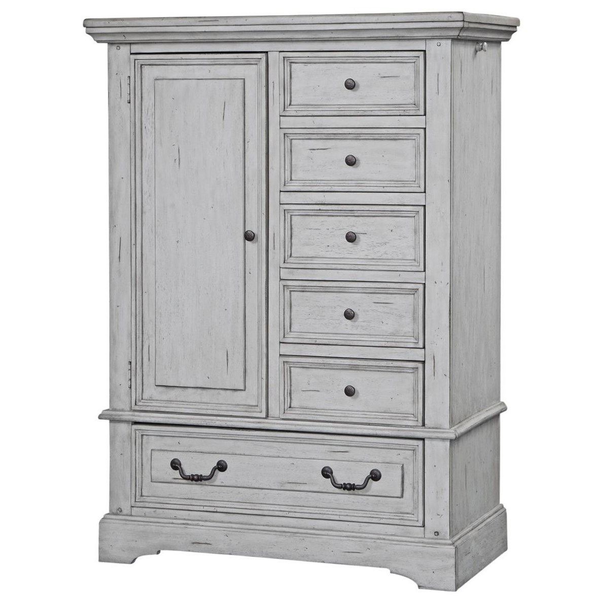 American Woodcrafters Stonebrook Traditional Gentleman's Chest | Johnny ... with regard to Stonebrook Chest