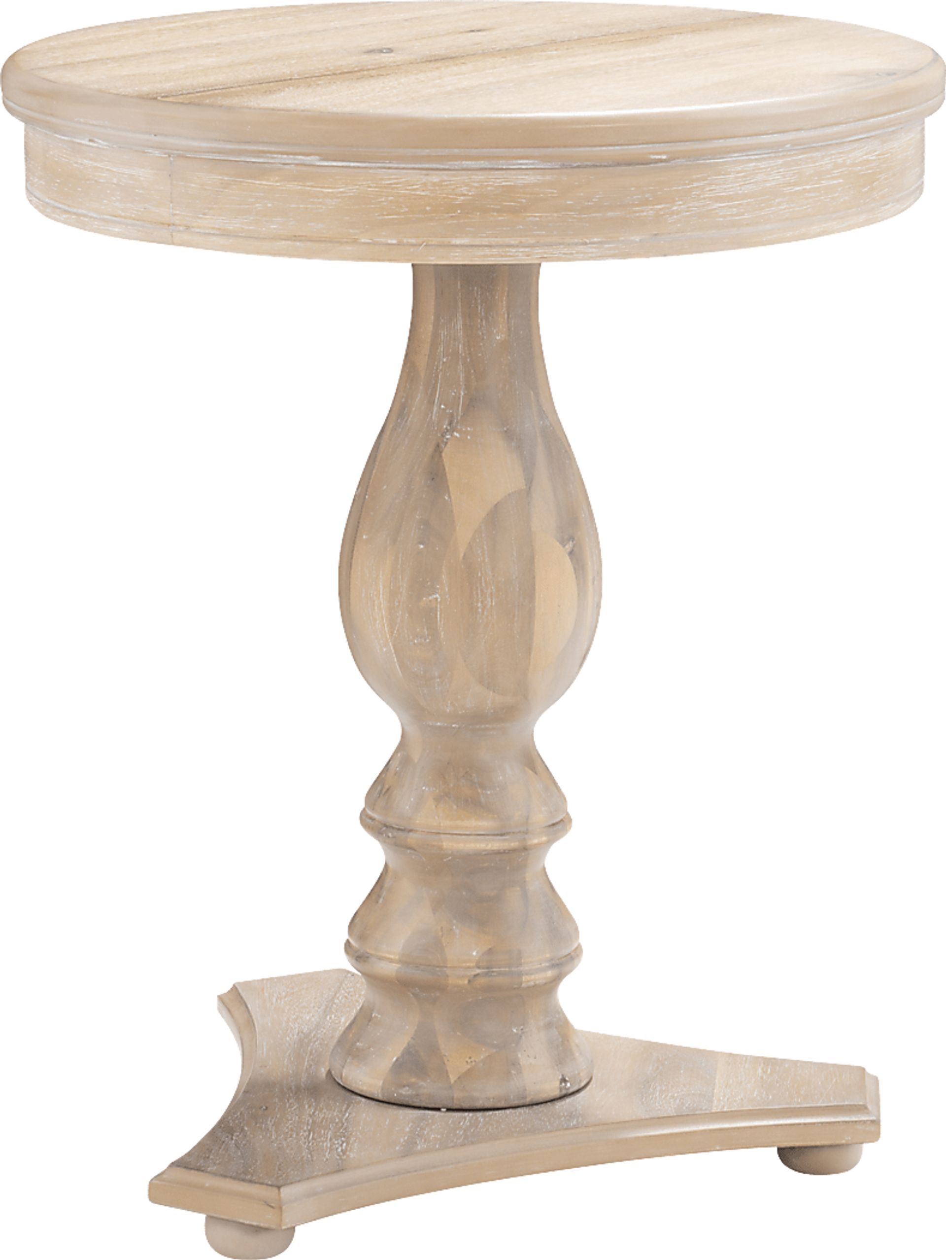 Amorette Natural Light Wood Accent Table | Rooms To Go with regard to  Drawer Mirrored Transitional Elegant