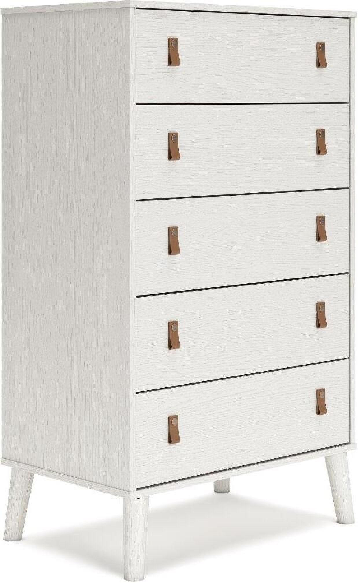 Aprilyn White Five Drawer Chest By Ashley Furniture | 1Stopbedrooms with The art of choosing the perfect pearl white 5-drawer chest for your home