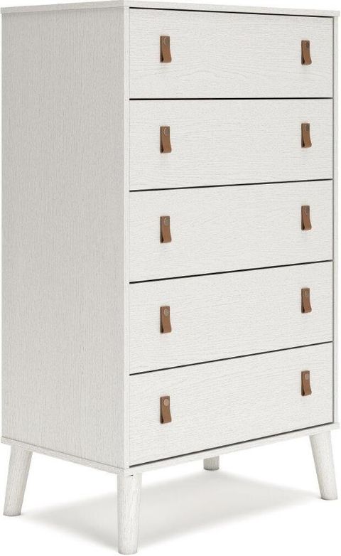 Aprilyn White Five Drawer Chest By Ashley Furniture | 1Stopbedrooms with The art of choosing the perfect pearl white 5-drawer chest for your home