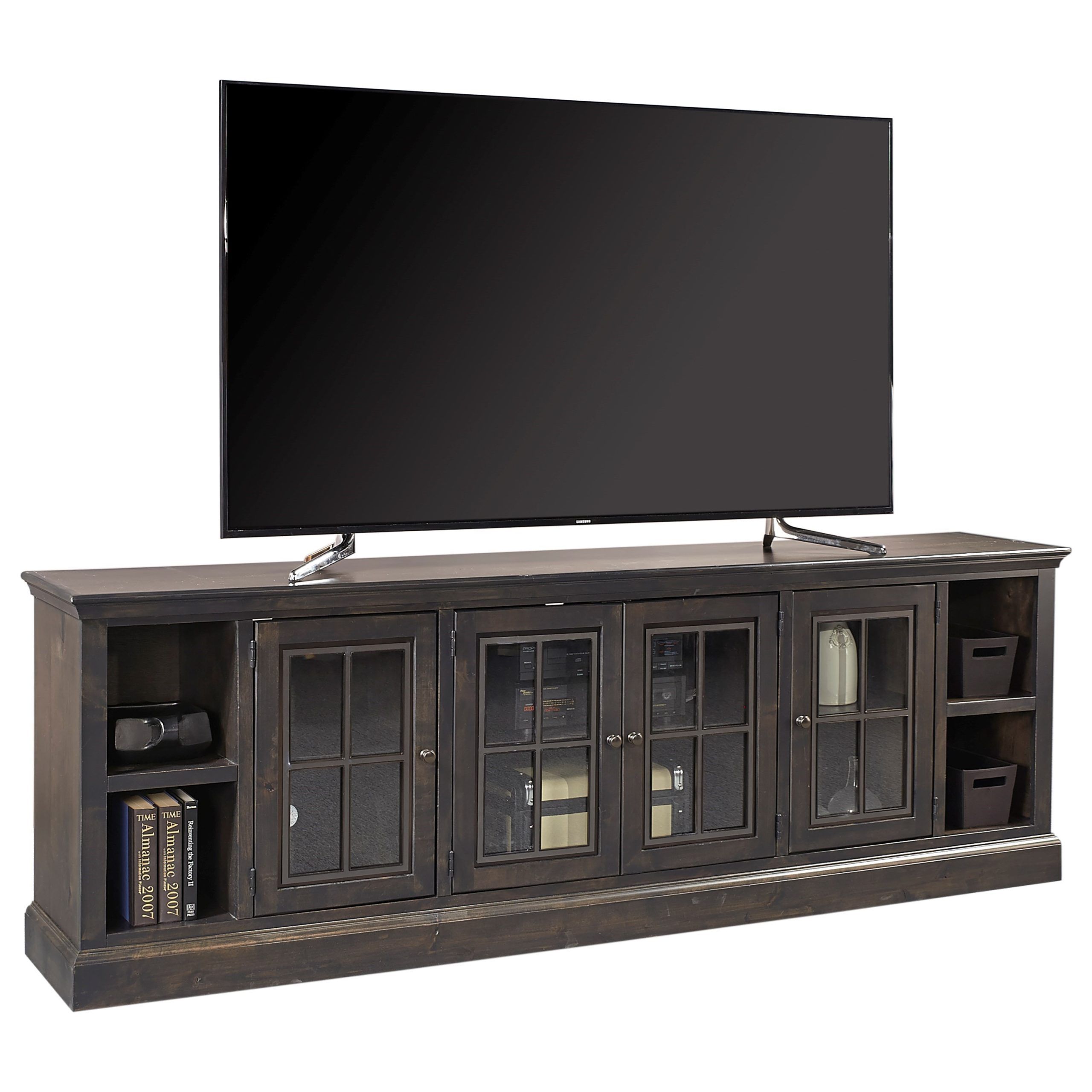 Aspenhome Churchill Dr1270-Ght Transitional 96&quot; Tv Console With Wire ... pertaining to Designing with Transitional Style Interior Elements
