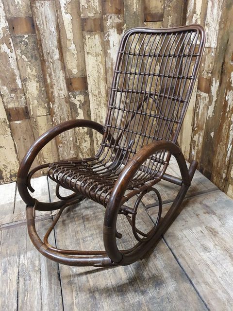 Bamboo Rocking Chair with Rocking Chair With Cushion Bamboo
