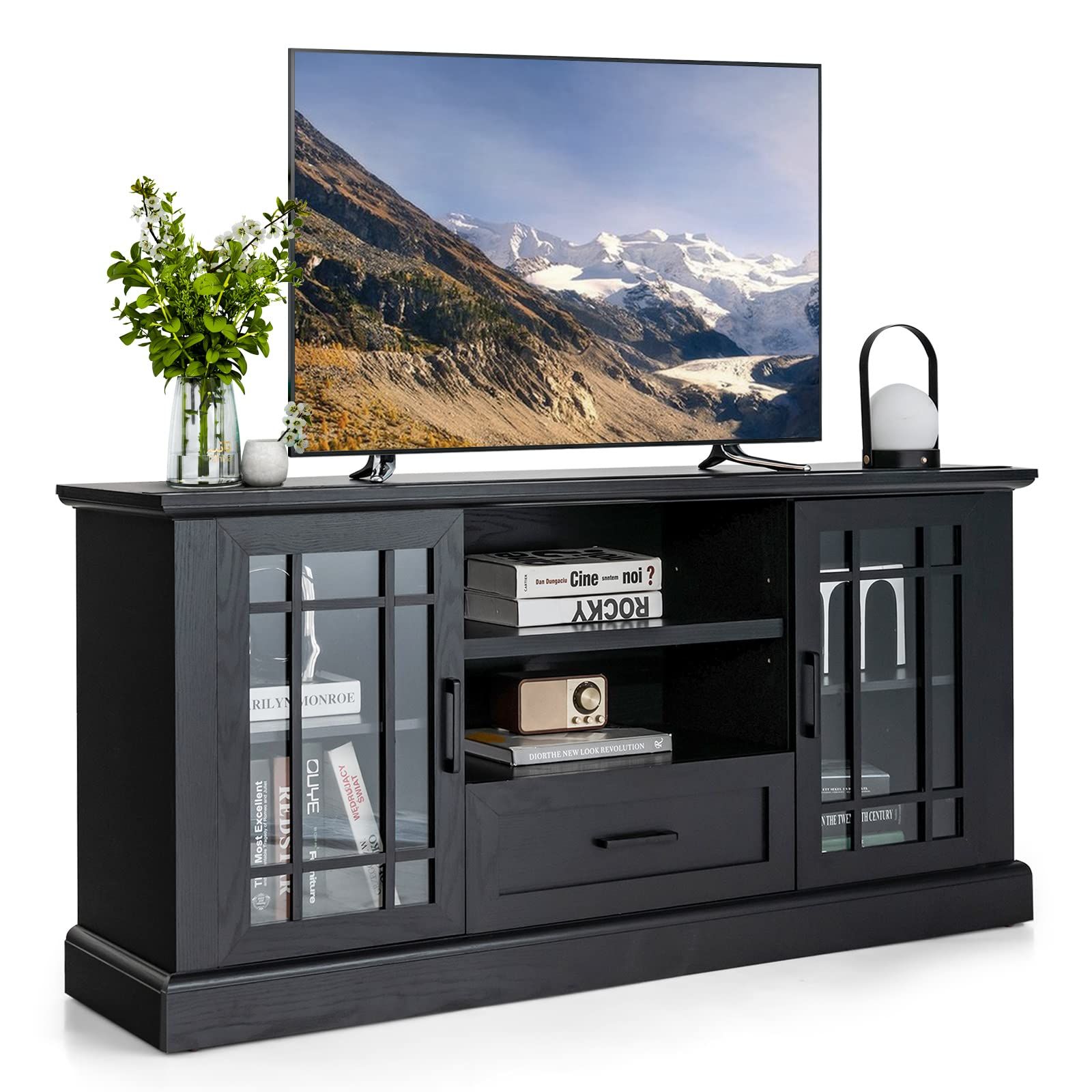 Comparing material choices in contemporary TV stands