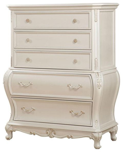 Chantelle Chest (No Granite Top), Pearl White (23546) - Modern ... for A Deep Dive Into the History and Evolution of Chantelle Chest and Pearl White