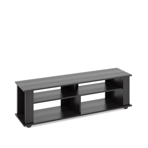 Corliving Bakersfield Wood Tv Stand In Ravenwood Black - For Tvs Up To 75" for Understanding Bakersfield Ravenwood Black TV and Component Stand Basics