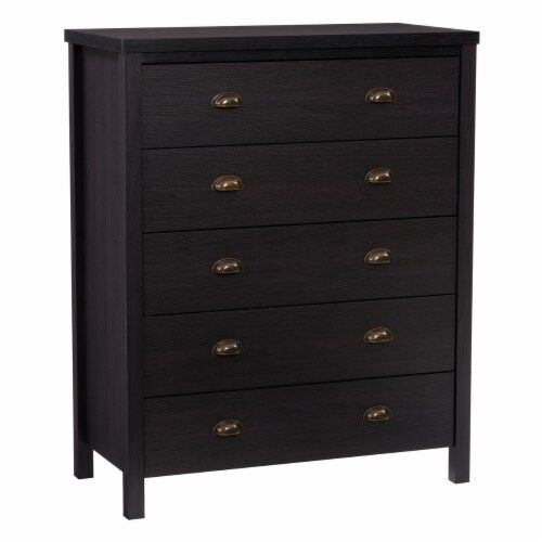 Corliving Boston 5 Drawer Dresser Black, 1 Unit - Kroger intended for Real User Experiences with CorLiving Boston 6 Drawer Dresser Black