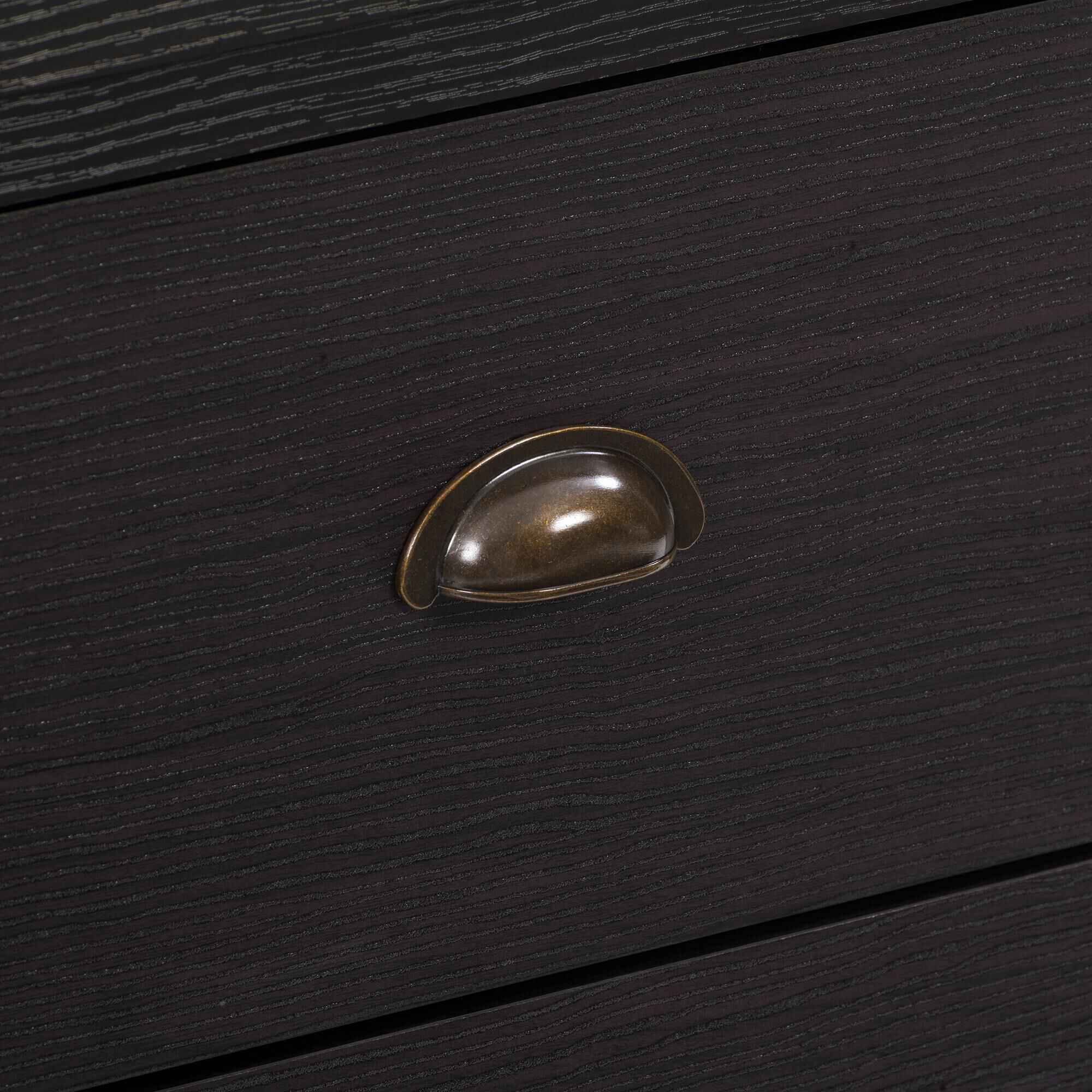 Corliving Boston 5 Drawer Dresser In Black Nebraska Furniture Mart ... for Corliving Boston 6 Drawer Dresser, Black