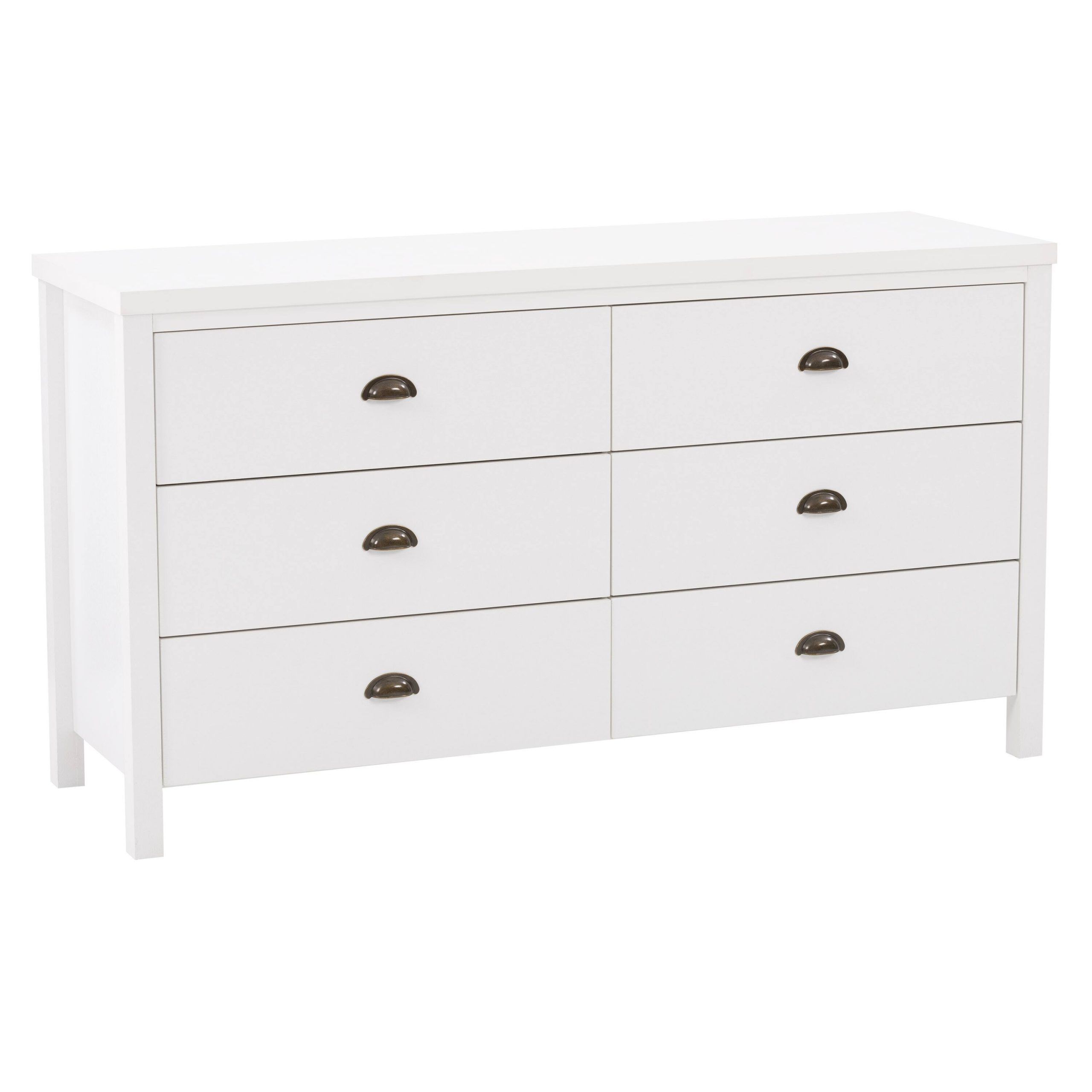 Corliving - Boston 6-Drawer Dresser - White | National Credit Direct within Real User Experiences with CorLiving Boston 6 Drawer Dresser Black