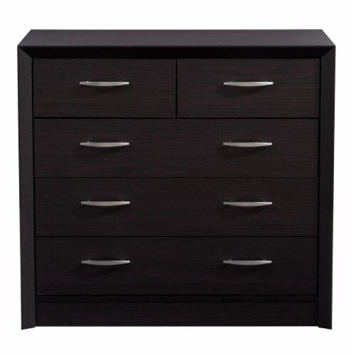 Corliving Newport 5 Drawer Dresser Black, 1 Unit - Fry’s Food Stores intended for Corliving Boston 6 Drawer Dresser, Black