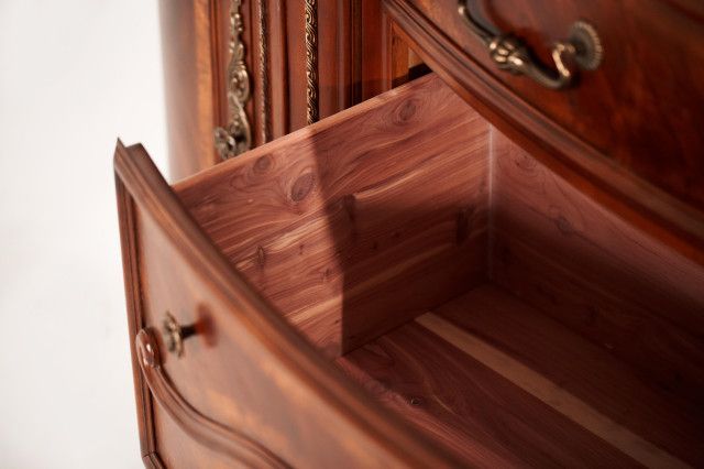 Cortina Dresser And Mirror Set - Honey Walnut - Victorian - Dressers ... regarding Cortina Dresser and Mirror Set - Honey Walnut