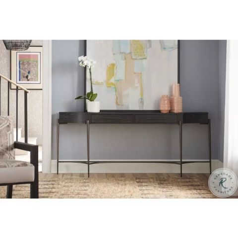 Curated Oslo Onyx Console Table From Universal | Coleman Furniture inside Curated Olso Entertainment Console - Onyx