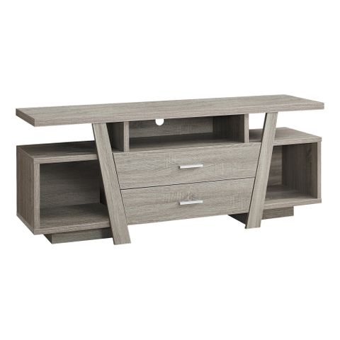 Ebern Designs Tv Stand, 60 Inch, Console, Media Entertainment Centre ... throughout Tv Stand, 60 Inch, Console, Living Room, Bedroom, Laminate, Beige