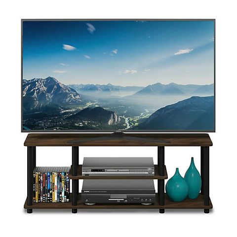 Furinno Turn-N-Tube No Tools 3D 3-Tier Entertainment Tv Stands ... with regard to Furinno 13192Dwn Turn-N-Tube No Tools 3-Tier Tv Stands, Dark Walnut