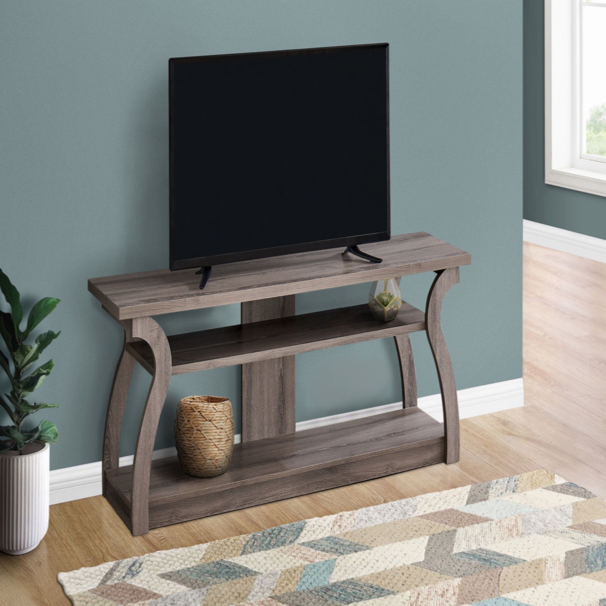 George Oliver Tv Stand, 60 Inch, Console, Media Entertainment Centre ... throughout Tv Stand, 60 Inch, Console, Living Room, Bedroom, Laminate, Beige