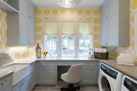 Lakeside Cottage - Beach Style - Laundry Room - Minneapolis - By Adōr ... for Smart Storage Solutions for Lakeside Laundry Spaces