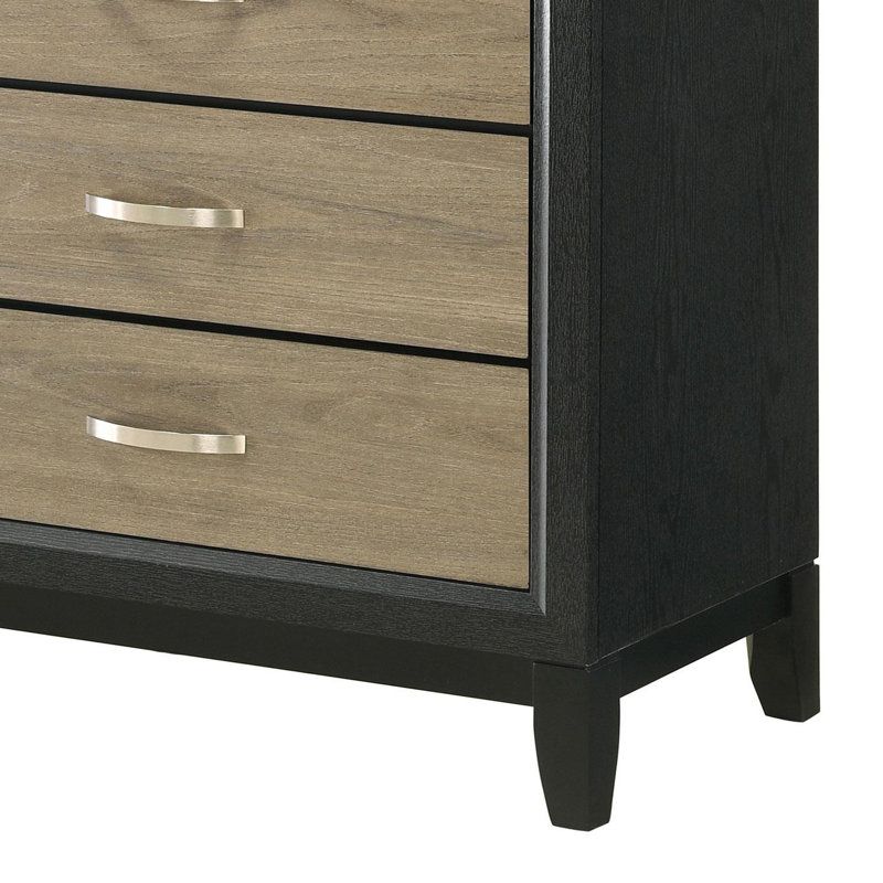 Latitude Run® 5-Drawer Bedroom Chest Black | Wayfair for Maximizing Bedroom Organization Through Strategic Furniture Selection