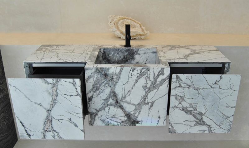 Lightweight Natural Stone Drawers And Doors | Stonesize with How to Choose the Right Stone-Textured 5 Drawer Accent Cabinet for Your Space