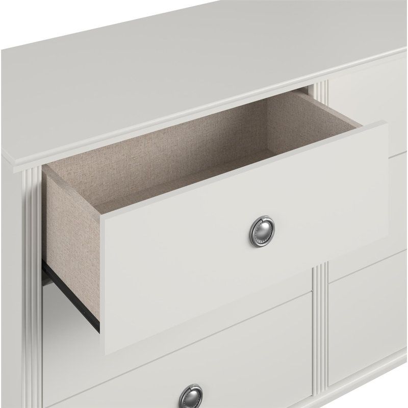 Little Seeds Rowan Valley Arden 6 Drawer Double Dresser &amp; Reviews | Wayfair pertaining to Arden 6-Drawer Wood Double Dresser