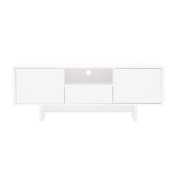Manhattan Comfort Ella 59-In Modern Tv Stand W/ Adjustable Shelves ... throughout Manhattan Comfort Ella 59&quot; Tv Stand