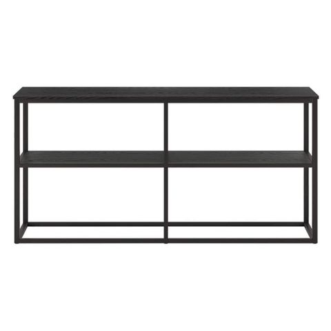 Meyer&Cross Brasier 58 In. Black Grain Rectangular Tv Stand Fits Tv's ... with regard to Choosing the Right Sawyer Rectangular TV Stand for Your 65-Inch Television