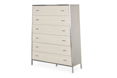 Michael Amini / Kathy Ireland Home Designs Silverlake Village 6 Drawer ... intended for How Washed Oak Finishing Enhances the Beauty of Silverlake Village Furniture