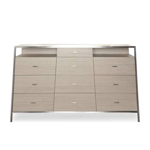 Michael Amini / Kathy Ireland Home Designs Silverlake Village Bed | Wayfair throughout Silverlake Village 6-Drawer Chest, Washed Oak