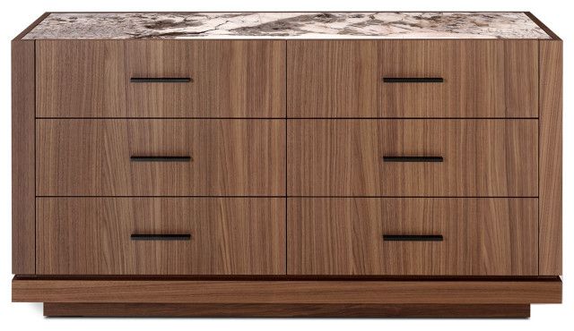 Nova Domus Bailey- Modern Walnut Dresser - Modern - Dressers - By Vig ... inside Nova Domus Brooklyn Italian Modern Walnut Dresser