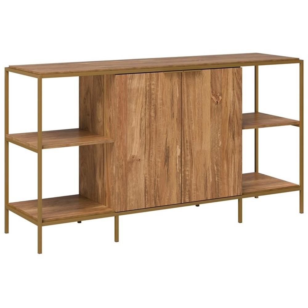 Pemberly Row Mid-Century Engineered Wood Tv Stand For Tvs Up To 65&quot; In ... regarding Pemberly Row Open Storage Engineered Wood Tv Stand For Tvs Up To 75&quot; In Black