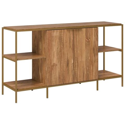 Pemberly Row Mid-Century Engineered Wood Tv Stand For Tvs Up To 65" In ... regarding Pemberly Row Open Storage Engineered Wood Tv Stand For Tvs Up To 75" In Black
