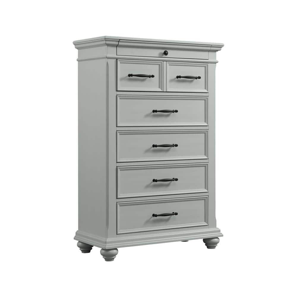 Picket House Furnishings Brooks 6-Drawer Chest In Grey Sr300Ch - The ... inside Picket House Furnishings Kingsley Chest Kt600Ch