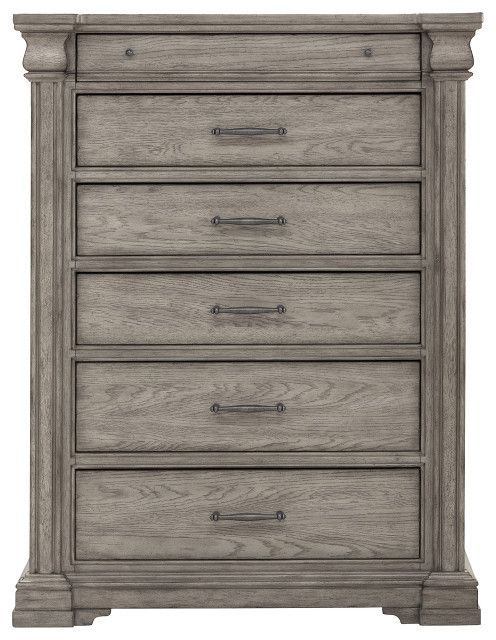 Pulaski Furniture Bedroom Madison Ridge 6-Drawer Chest, Heritage Taupe ... with regard to The Practical Benefits of Choosing Heritage Taupe Bedroom Storage