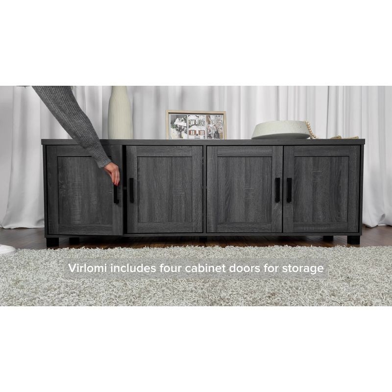 Save $236 • Corliving Virlomi Tv Stand For Tvs Up To 85&quot; Max, Sleek ... inside Designing the perfect living room setup with modern entertainment furniture