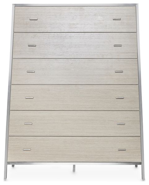 Silverlake Village 6-Drawer Chest, Washed Oak - Contemporary - Dressers ... intended for Silverlake Village 6-Drawer Chest, Washed Oak