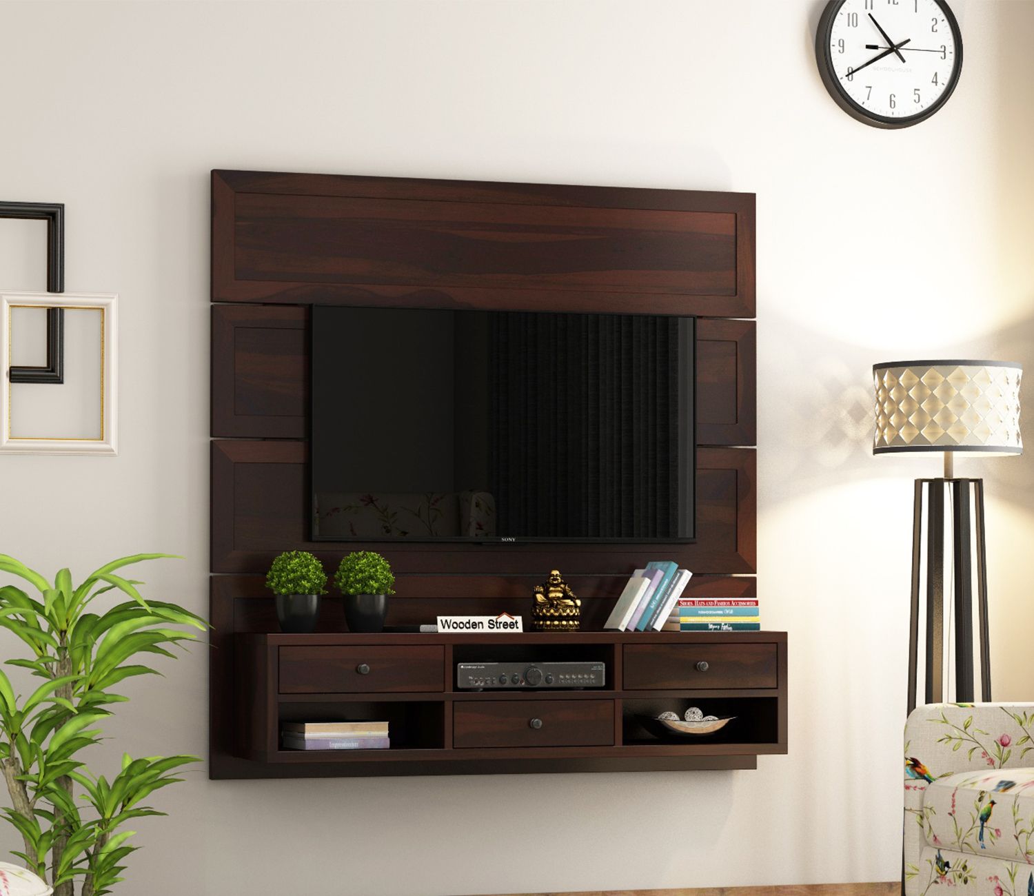 Tv Stands With Wall Mount intended for Exploring the Durability and Aesthetic Benefits of Walnut Finish TV Stands