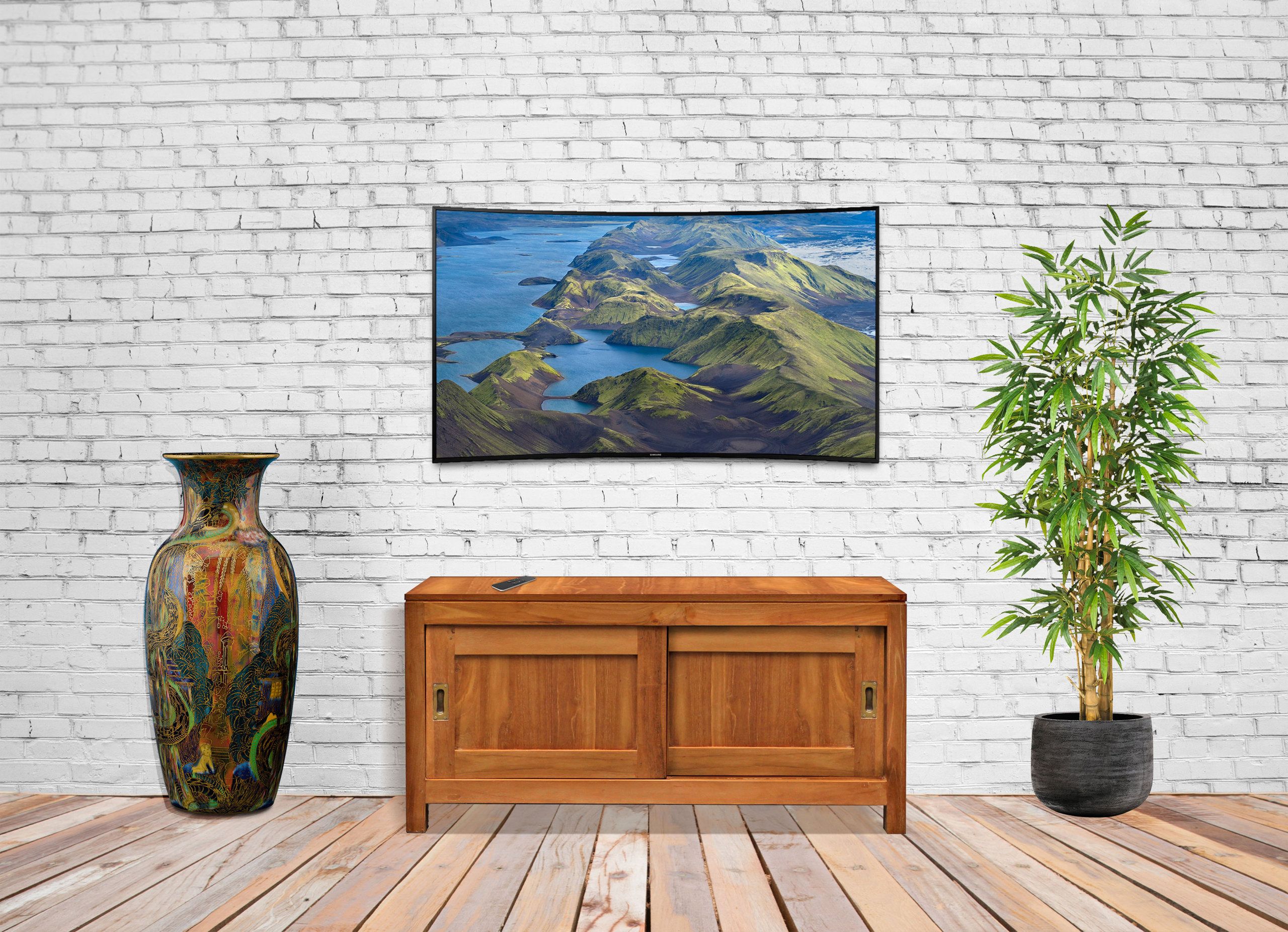 Waxed Teak Wood Oakland Media Center - Transitional - Entertainment ... throughout Santa Barbara's Media Centers Embrace Waxed Teak Wood for Authentic Appeal