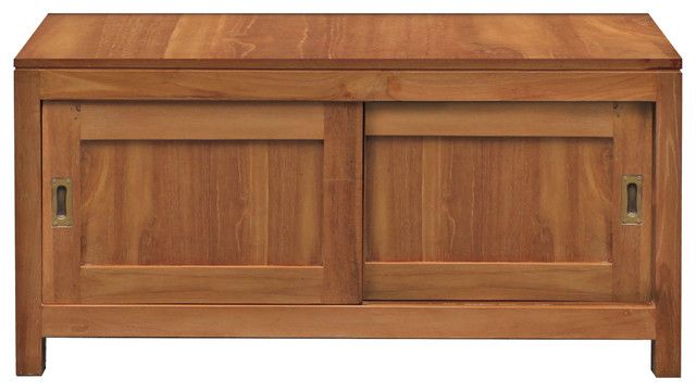 Waxed Teak Wood Oakland Media Center - Transitional - Entertainment ... with regard to Waxed Teak Wood Santa Barbara Media Center