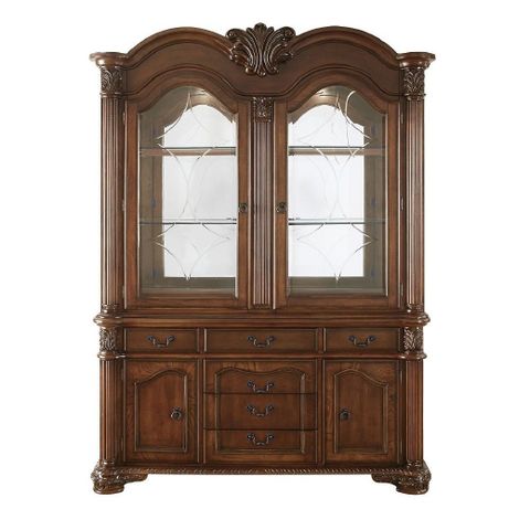 04079 Cherry Finish Hutch & Buffet Chateau De Ville Collection By Acme ... in Acme Chateau De Ville Hutch & Buffet, Cherry, 1Set/2Ctn
