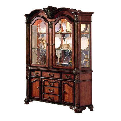 Acme Chateau De Ville Dining Room Furniture, Cherry Hutch & Buffet ... intended for How to Choose the Right Hutch and Buffet for Your Home Office