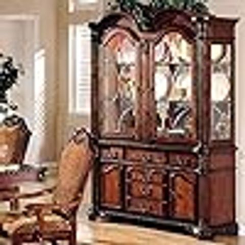 Amazon.com - Acme Chateau De Ville Hutch And Buffet In Cherry - Buffets ... with regard to How to Choose the Right Hutch and Buffet for Your Home Office