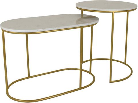 Amazon.com: Benjara Kity 21 Inch Plant Stand Table Set Of 2, Nesting ... regarding Petite Minimalist Bronze White Accent Table Cantilever Pull Up Marble Metal Gold