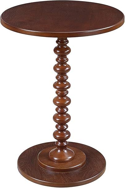 Amazon.com: Convenience Concepts Palm Beach Spindle Table, Mahogany ... within Maximizing Kitchen Functionality with Spindle Table Designs
