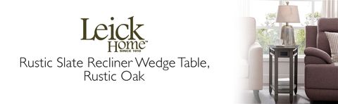 Amazon.com: Leick Home Slate End Table, Solid Wood, Narrow Wedge Shape ... with regard to Maximizing Space Efficiency Through Strategic Furniture Placement