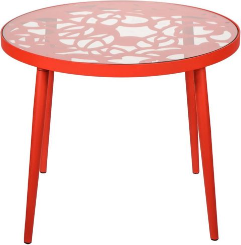 Amazon.com: Leisuremod Devon Tree Design Glass Top Aluminum Base Indoor ... throughout The Art of Balancing Function and Aesthetics in Outdoor Furniture