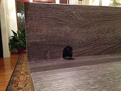Amazon.com: Weathered Grey Finish Expandable Snack Side End Table ... with regard to Modern Weathered Gray Finish Expandable Snack Side End Table