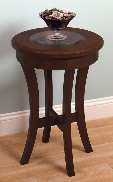 Amazon.com: Winsome Regalia Solid Wood Side Table In Walnut : Home ... within Woodworking techniques used in creating quality tables